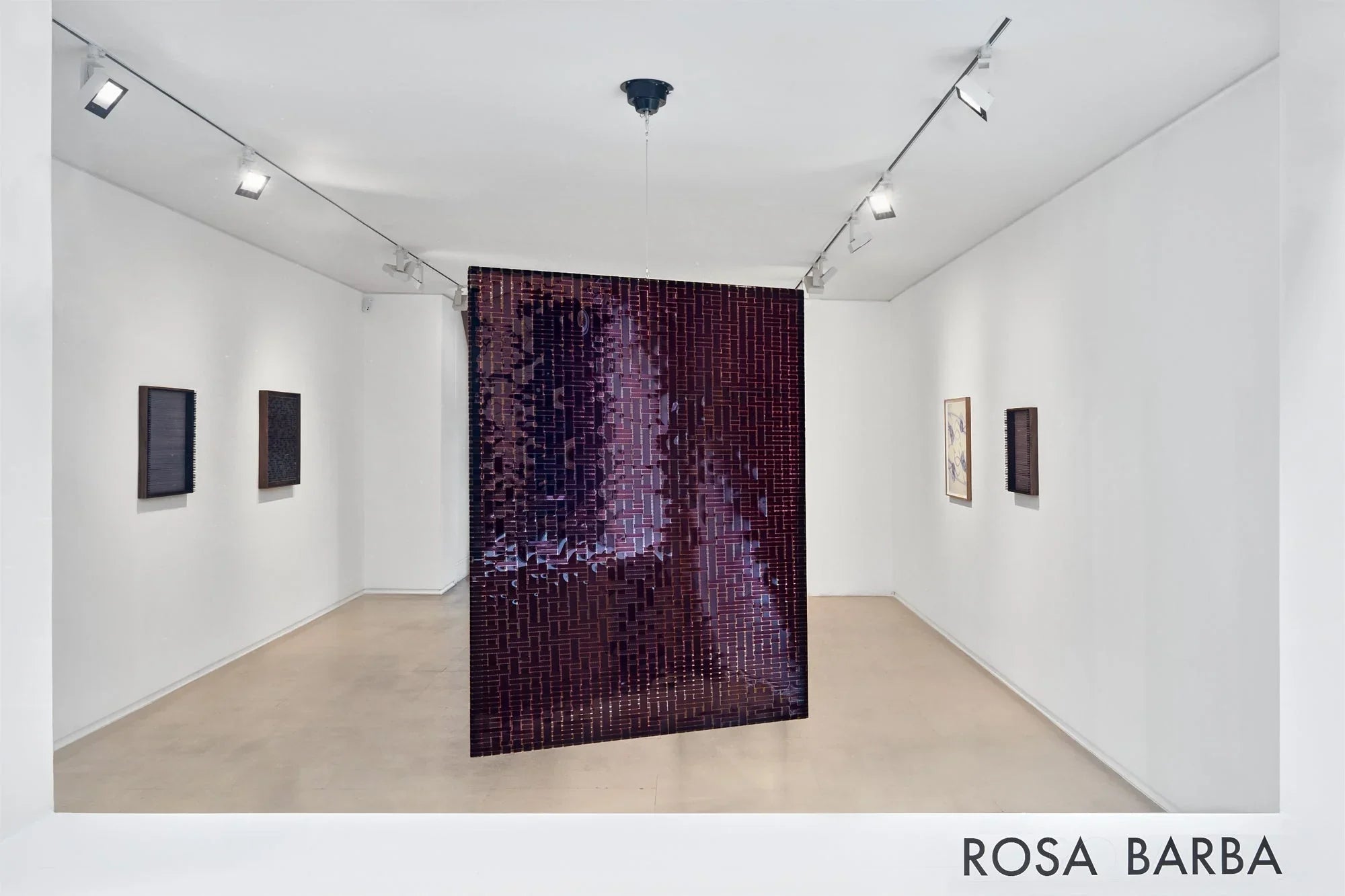 Installation views, Rosa Barba: Inserted Between The Painted Glass, 2024, Courtesy of the artist and Cahiers d’Art, Photos: Studio Shapiro 