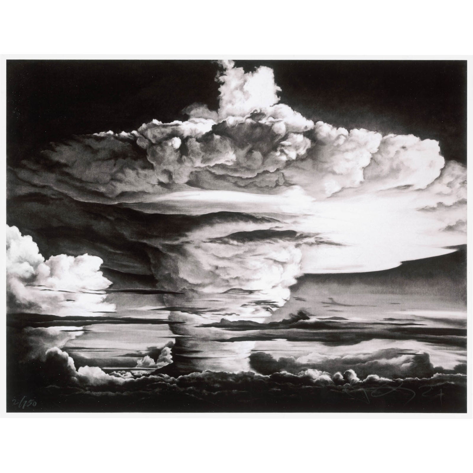 Robert Longo, Untitled (Caravan, Arriaga, Mexico, October 27, 2018), from the Ever Goya Print Portfolio, 2021 image 0