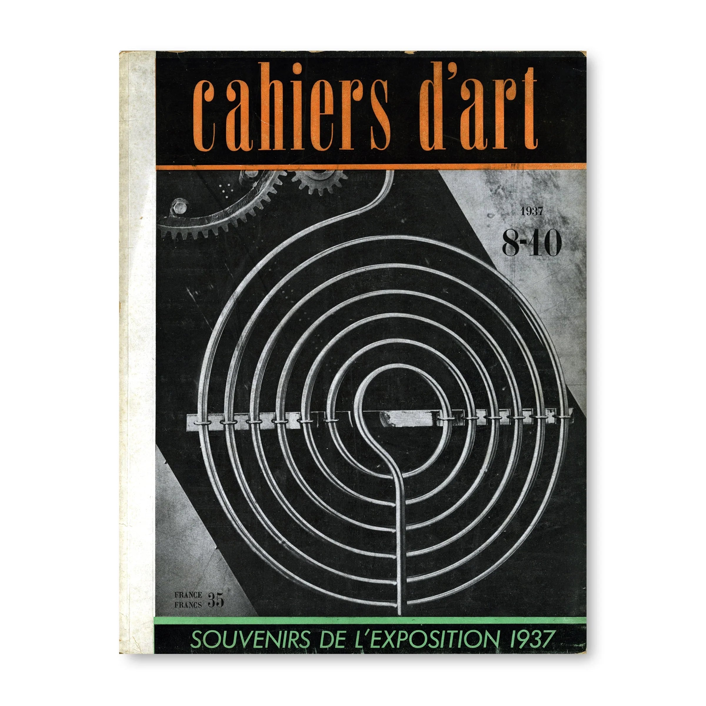 Revue Cahiers d'Art, 1937, n°8-10 image 0