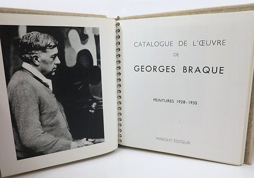Braque Georges. Catalogue raisonné 1928-1935. Maeght, 1962 image 2