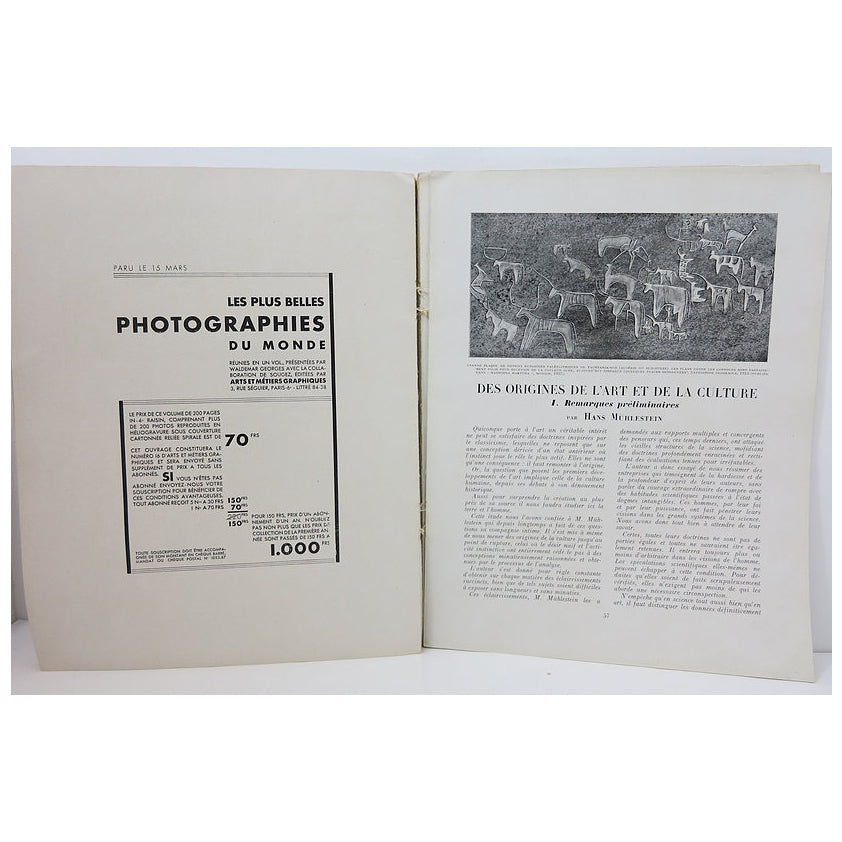 Revue Cahiers d'Art, 1930, n°2 image 3