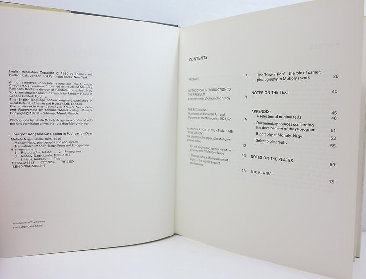 Moholy-Nagy: Photographs and Photograms. Pantheon Books, 1980 image 2
