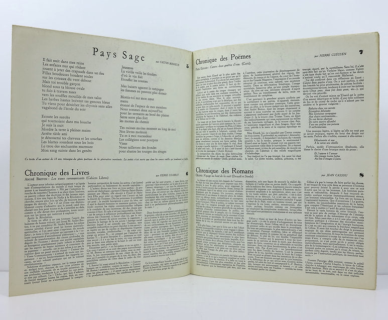 Revue 14 Rue du Dragon. Number 1. March 1933 image 1