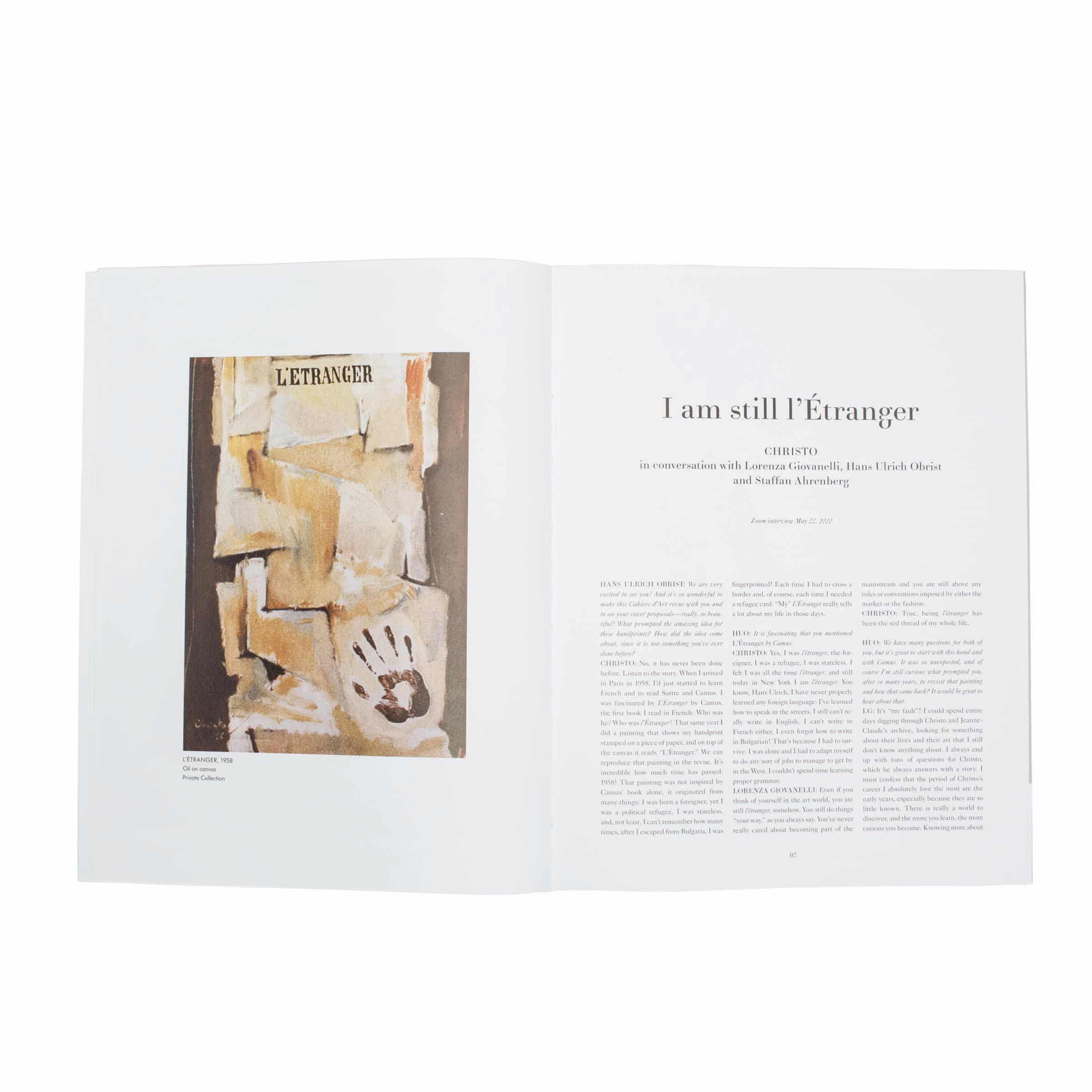 Revue Cahiers d'Art, 2020, Christo, Standard Edition image 3