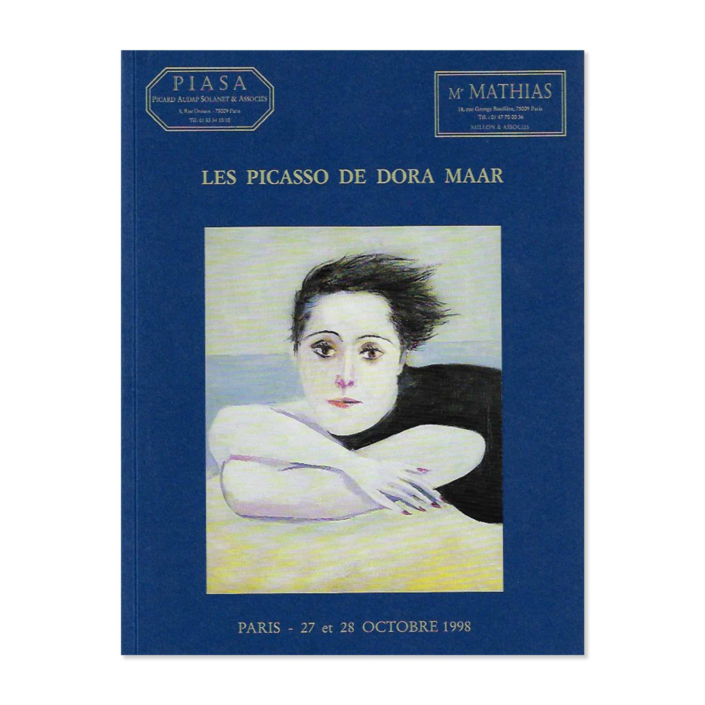 Les Picasso de Dora Maar. Auction catalog. Piasa, 1998 image 0