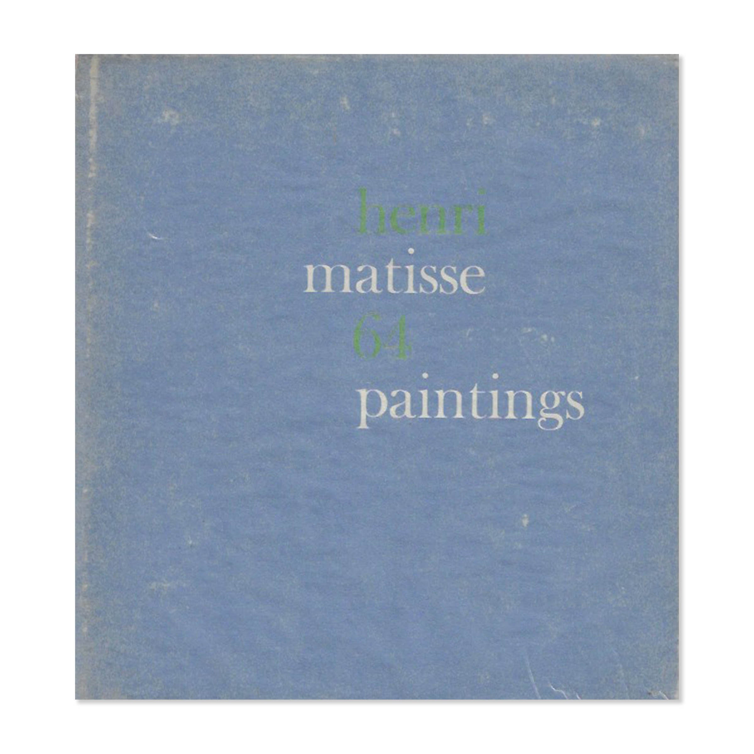 Henri Matisse. 64 paintings. By Lawrence Gowing. MoMA, 1966 image 0