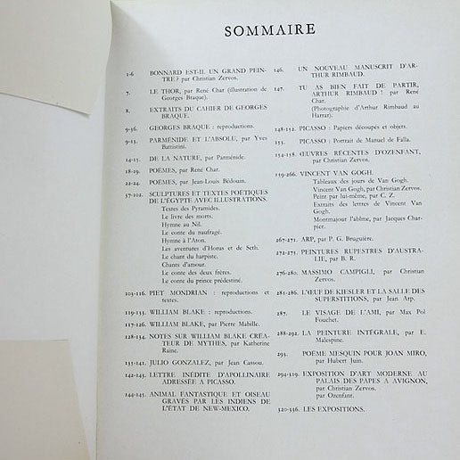 Revue Cahiers d'Art, 1947 image 2