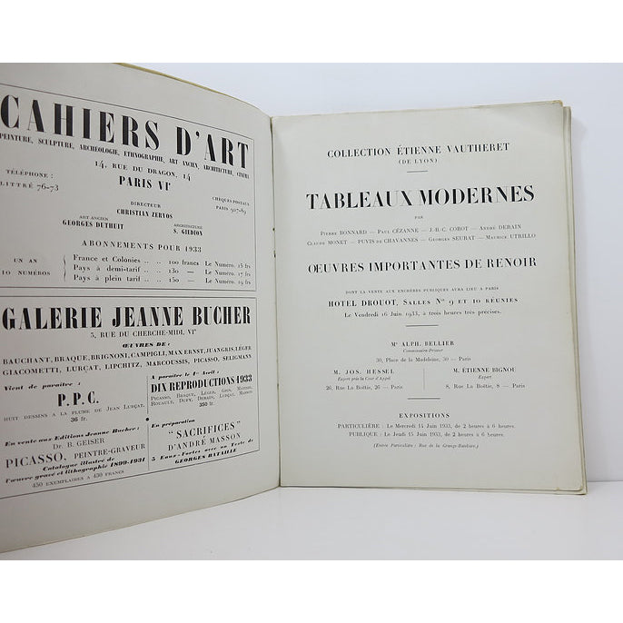 Revue Cahiers d'Art, 1933, n°5-6 image 2