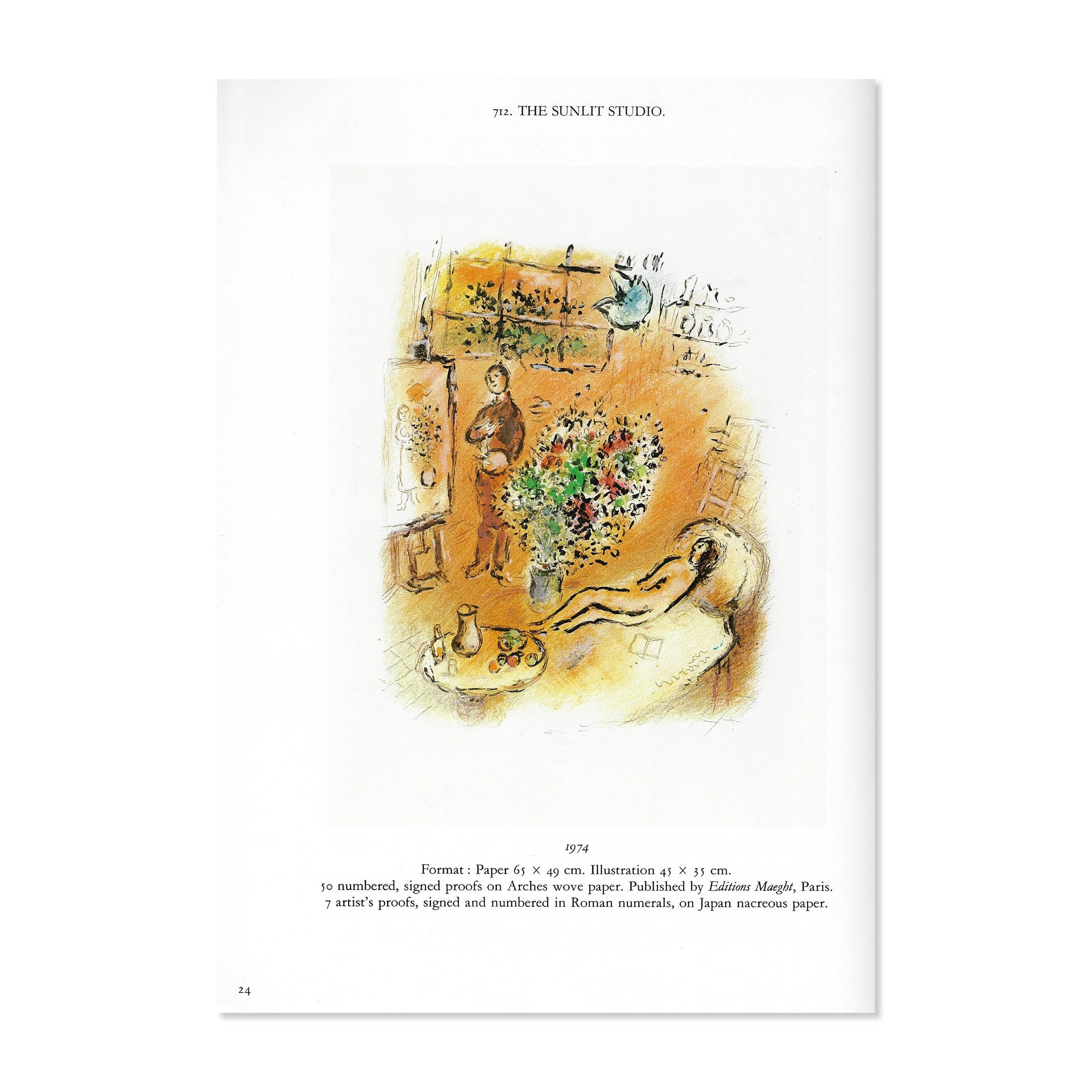 Chagall, Lithographs V image 1