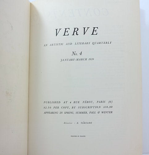 Verve n°4, 1939 image 2