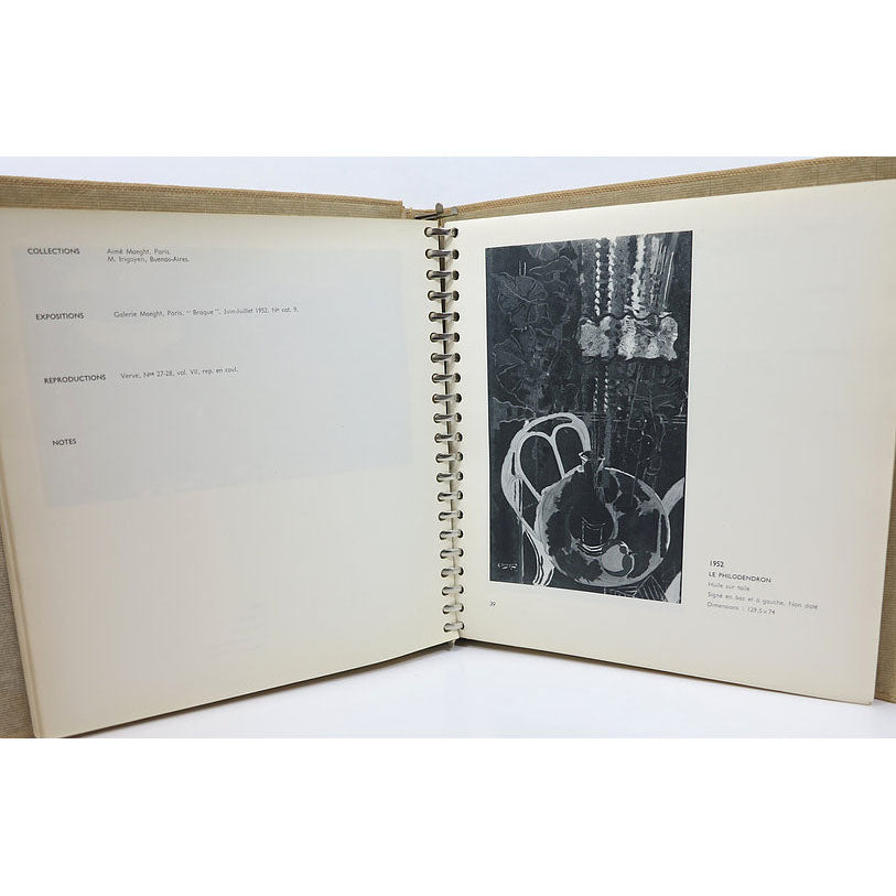 Catalogue de l'oeuvre de Georges Braque, Peintures 1948 - 1957, Maeght 1959 image 4