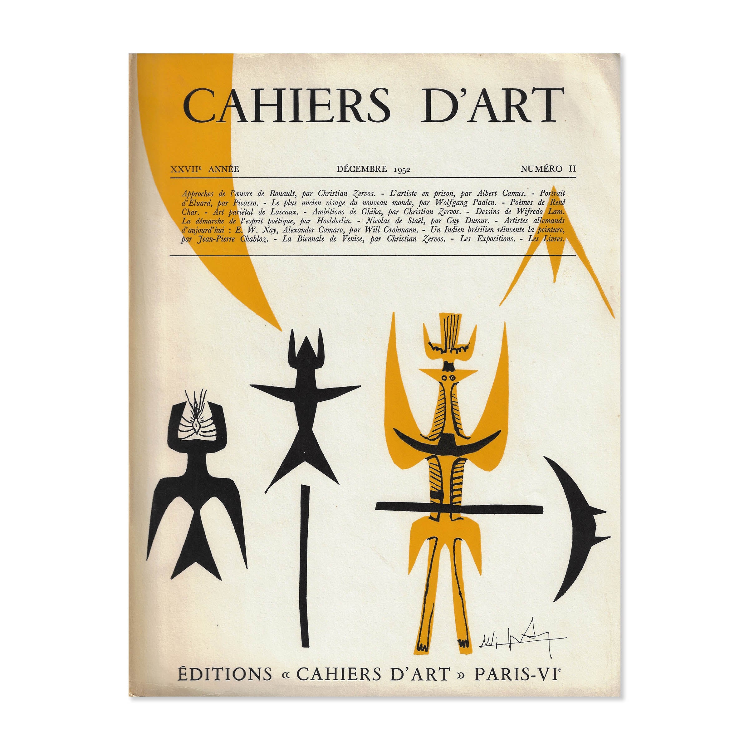 Revue Cahiers d'Art, 1952, n°2 image 0