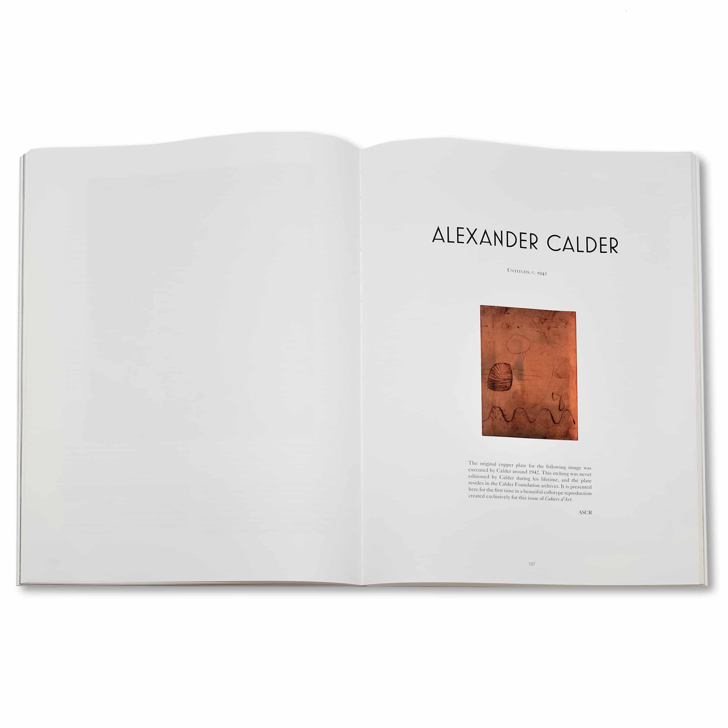 Revue Cahiers d'Art, 2015, Calder in France, Standard Edition image 5