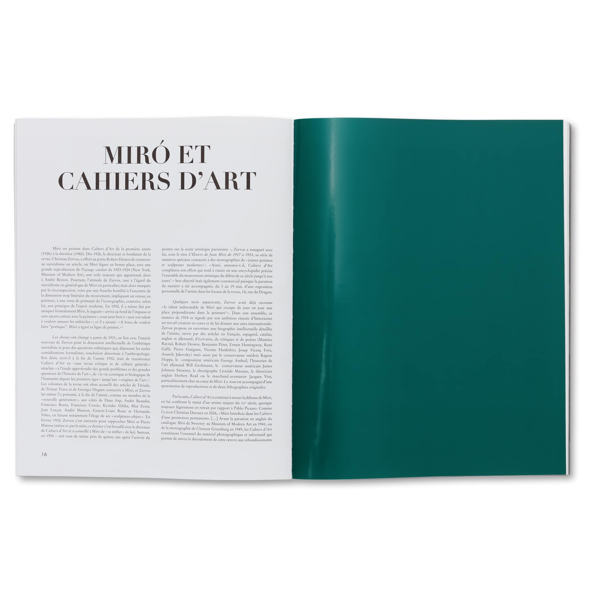 Revue Cahiers d'Art, 2018, Joan Miro image 4