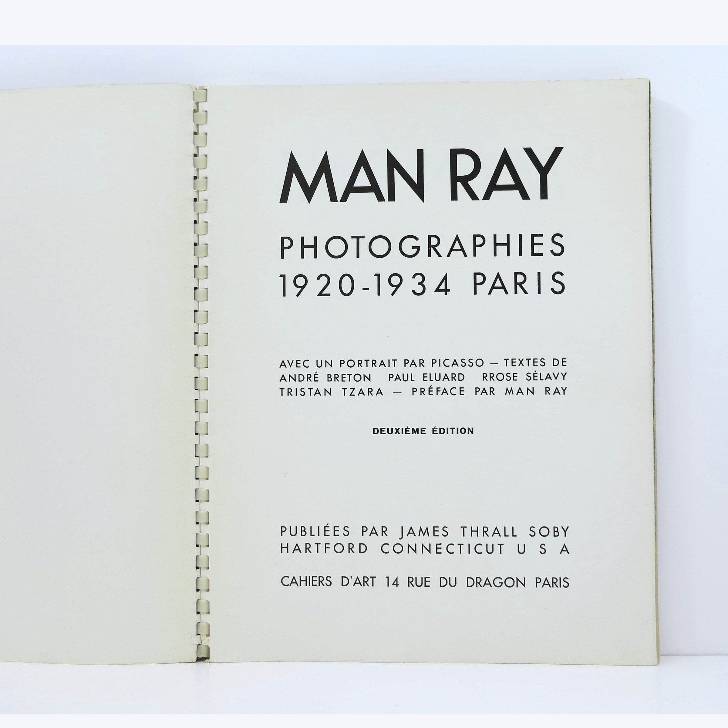 Man Ray, Photographies 1920-1934, Cahiers d'Art, 1934 (Copy) image 1