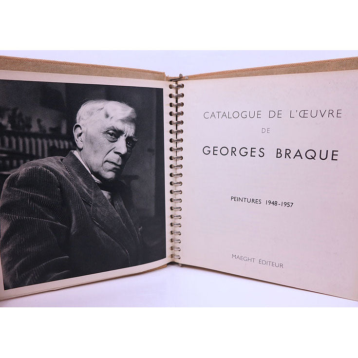 Catalogue de l'oeuvre de Georges Braque, Peintures 1948 - 1957, Maeght 1959 image 3