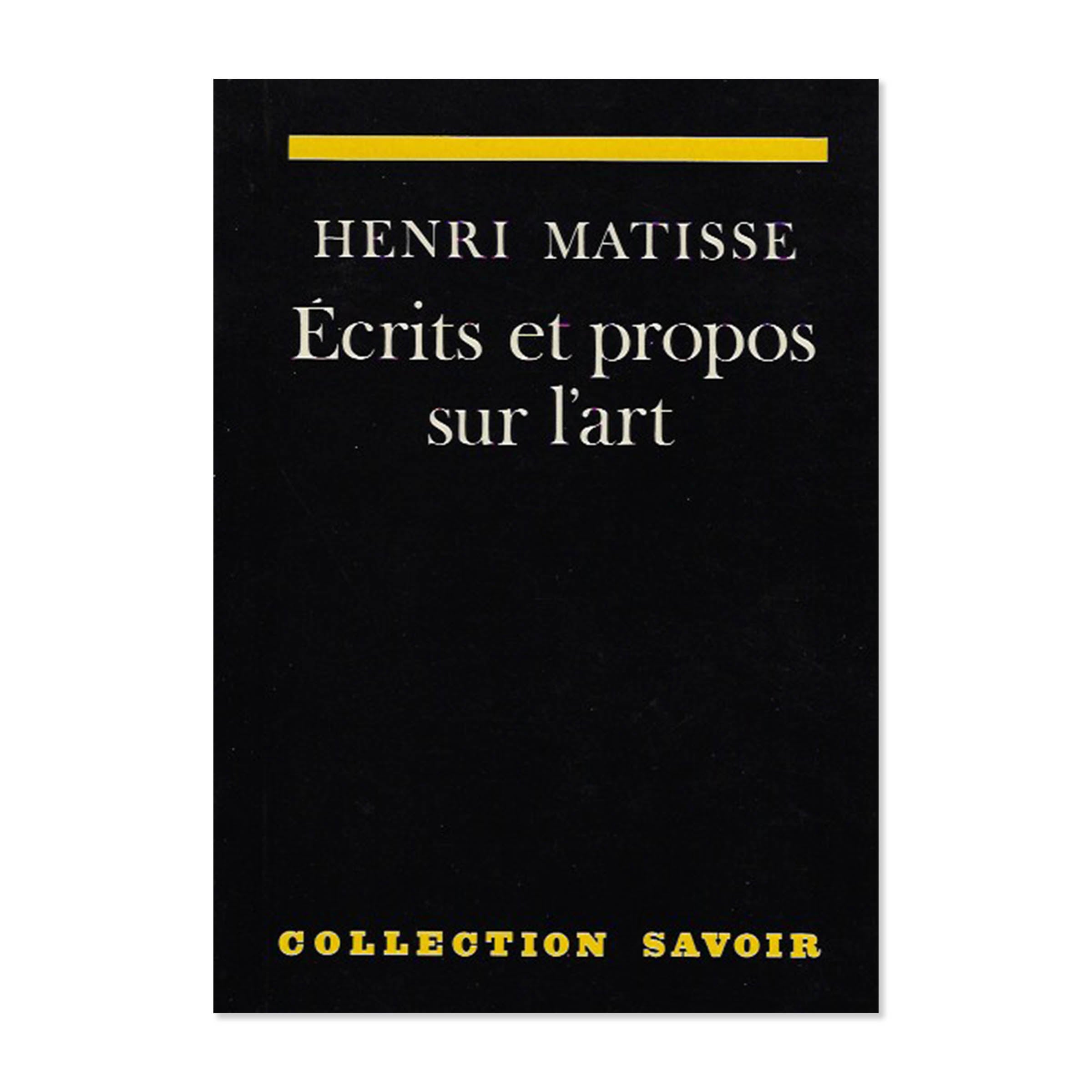 Henri Matisse, Écrits et propos sur l'art, 1972 image 0