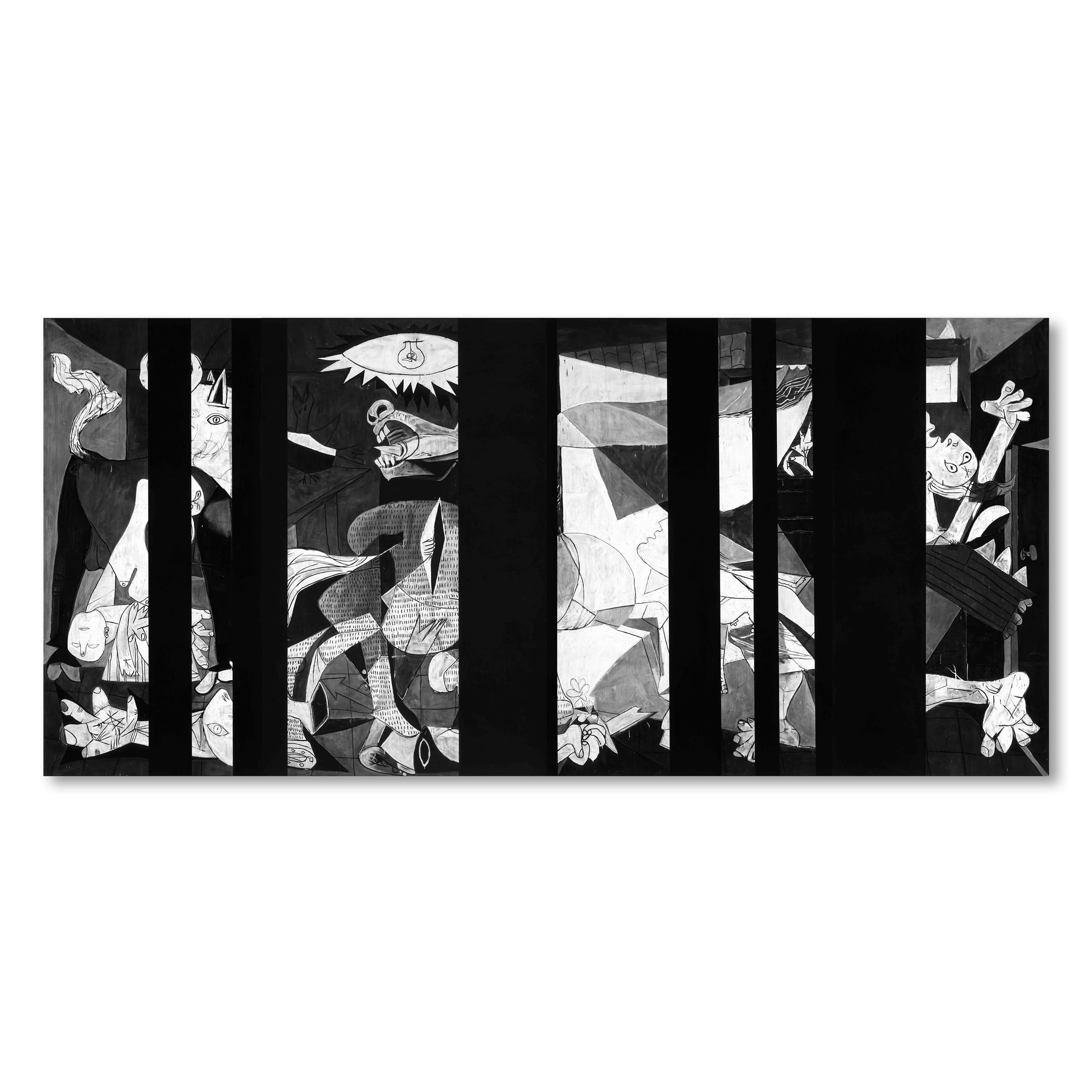 Robert Longo, Guernica Redacted (After Picasso's Guernica, 1937), 2016, Edition of 3 image 0