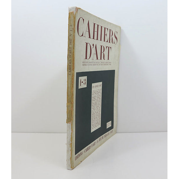 Revue Cahiers d'Art. Year 1937. 1-3. image 3