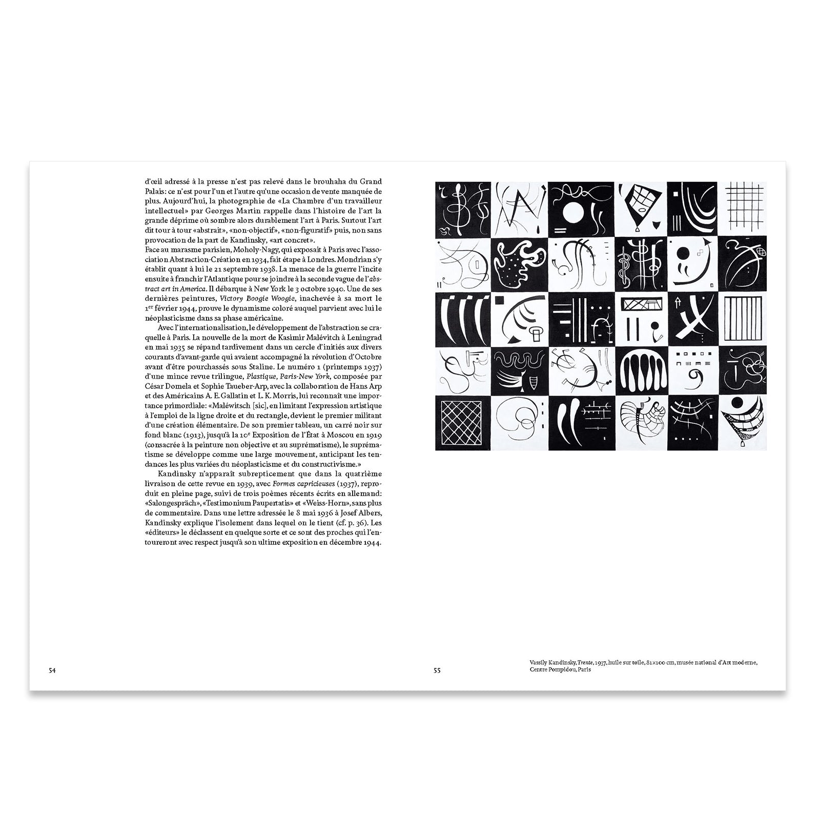 Kandinsky. Formes Noires sur Blanc image 8