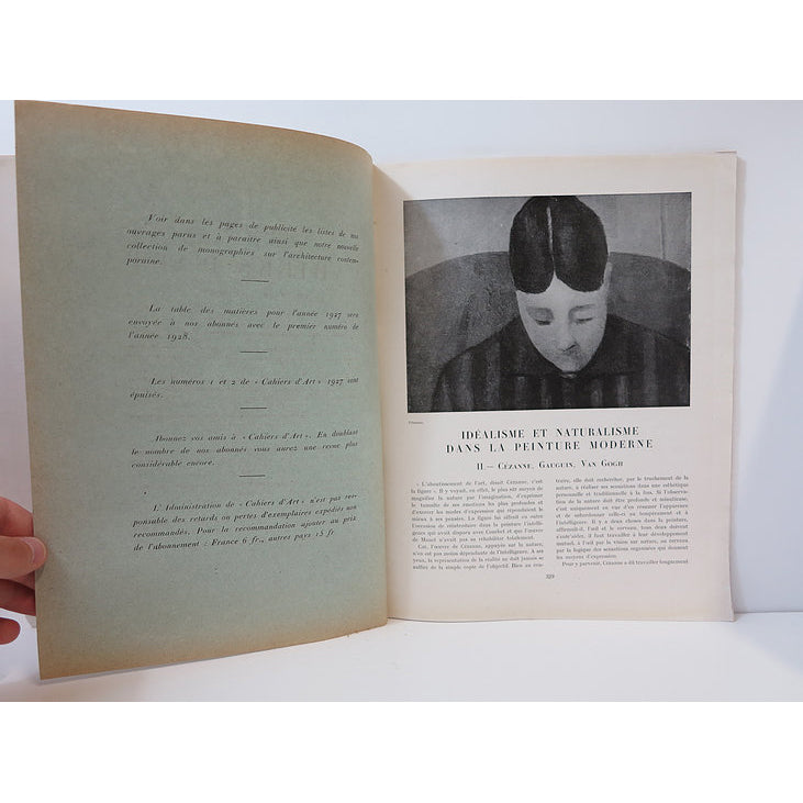 Revue Cahiers d'Art, 1927, n°10 image 3