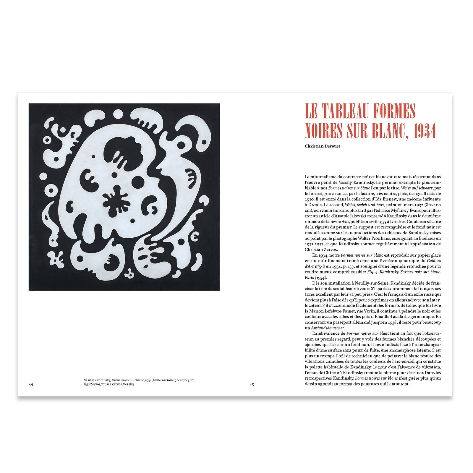 Kandinsky. Formes Noires sur Blanc image 5