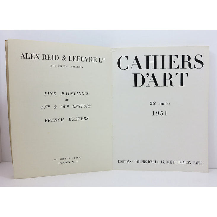 Revue Cahiers d'Art, 1951 image 4
