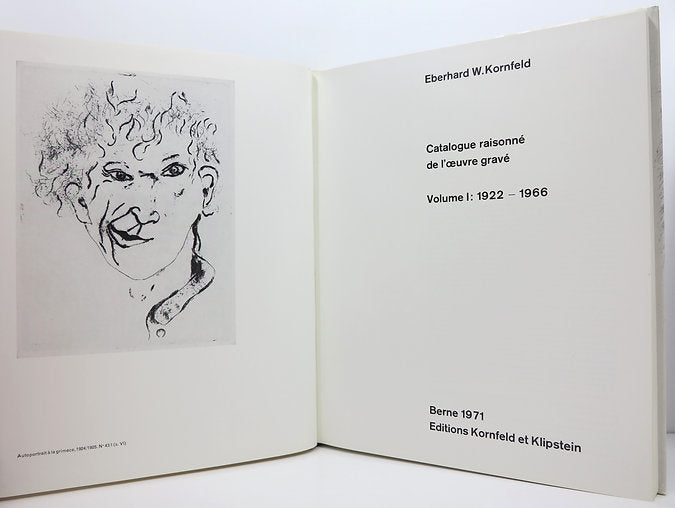 Chagall. Catalogue raisonné de l'oeuvre gravé. Vol I. 1922-1966. Kornfeld. 1971. image 4