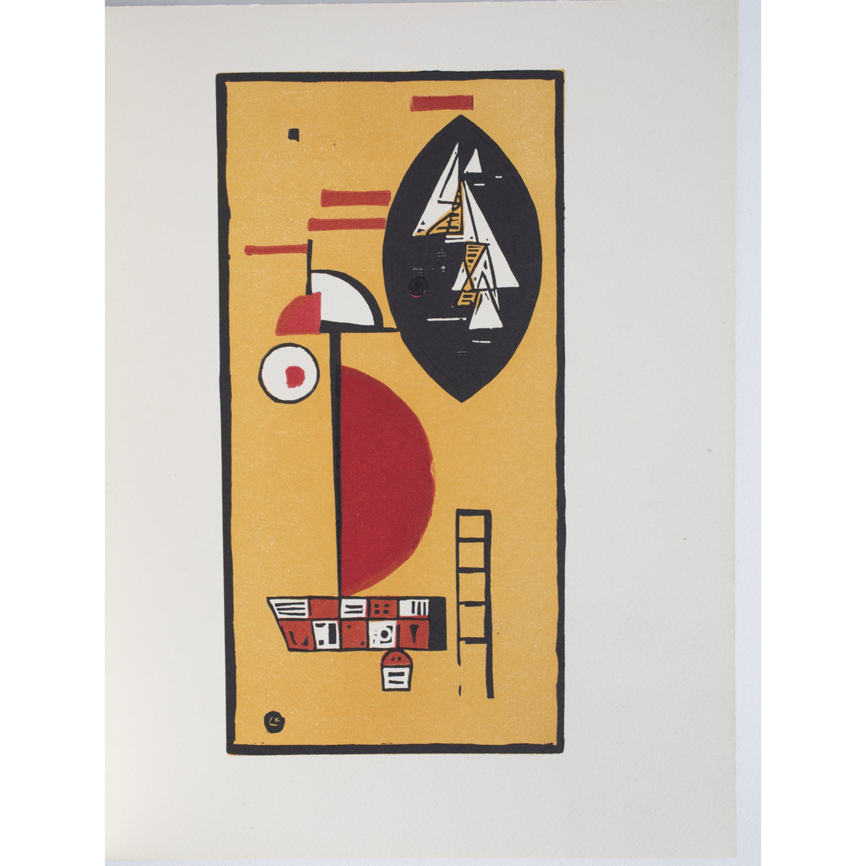 Kandinsky, Works from 1906 to 1929. Cahiers d'Art, 1930, with the etching. image 1