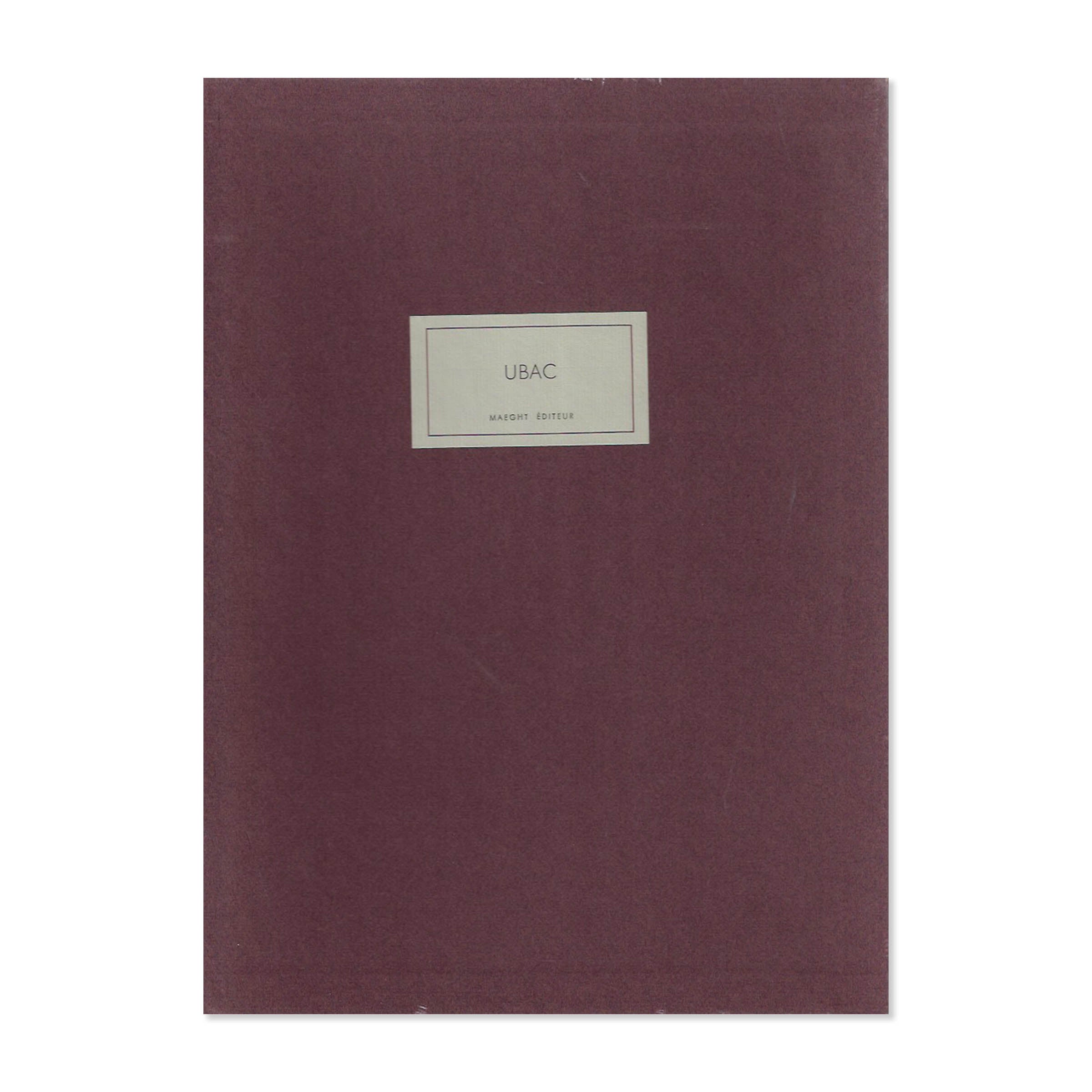 Derrière le Miroir. Raoul Ubac. Maeght. Deluxe. Signed, 1972 image 0