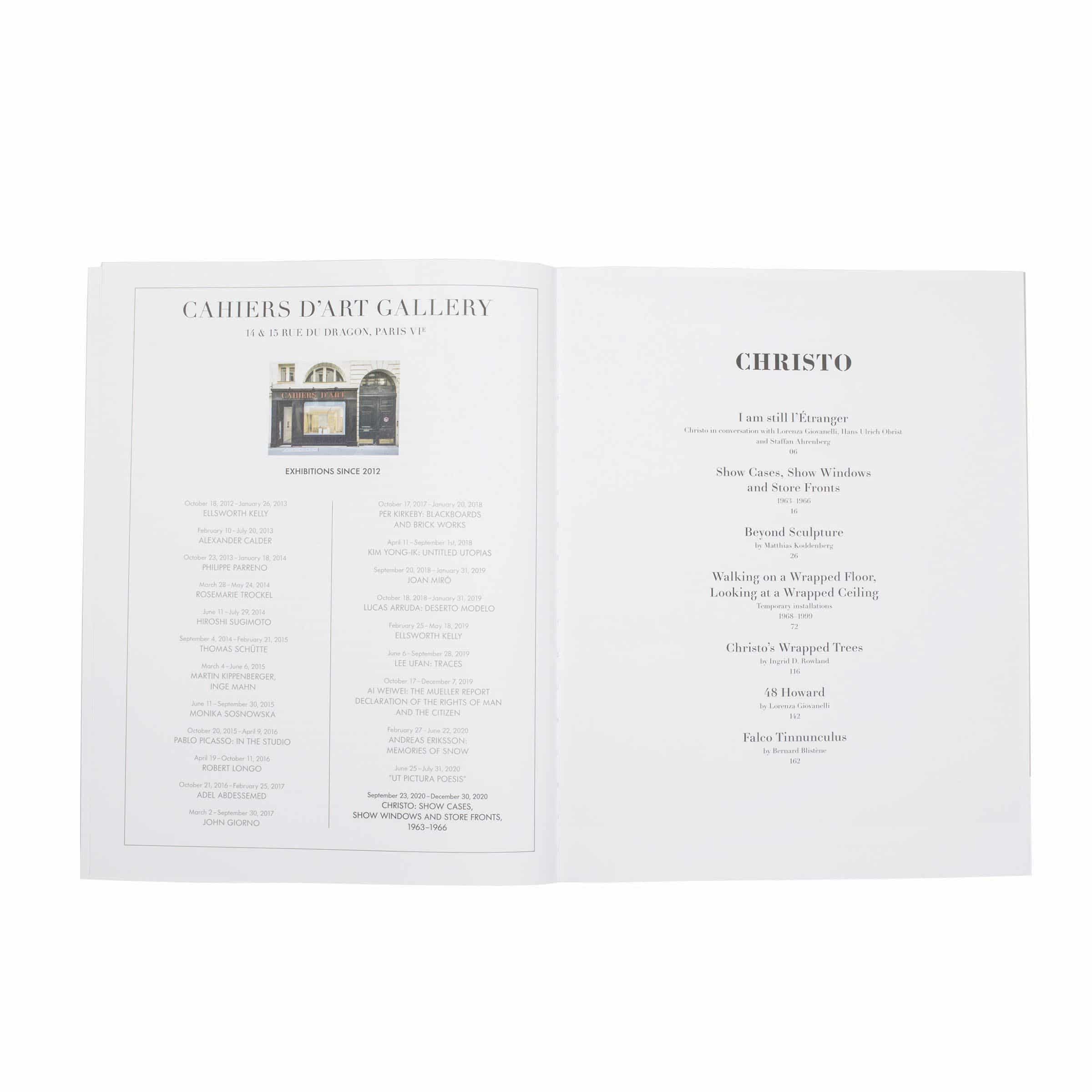 Revue Cahiers d'Art, 2020, Christo, Standard Edition image 2