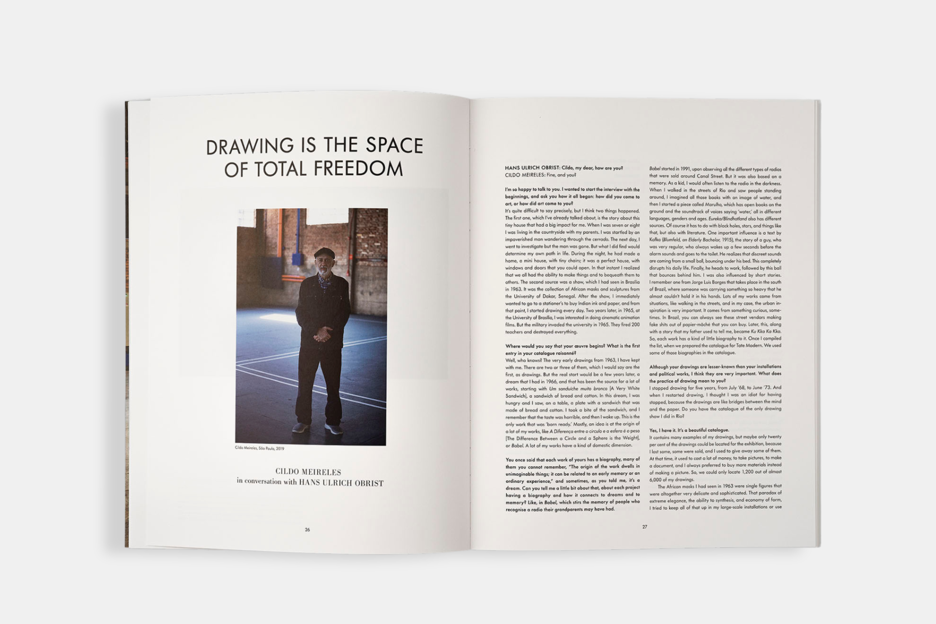 Revue Cahiers d'Art, 2022, Cildo Meireles, Édition limitée incluant une œuvre originale