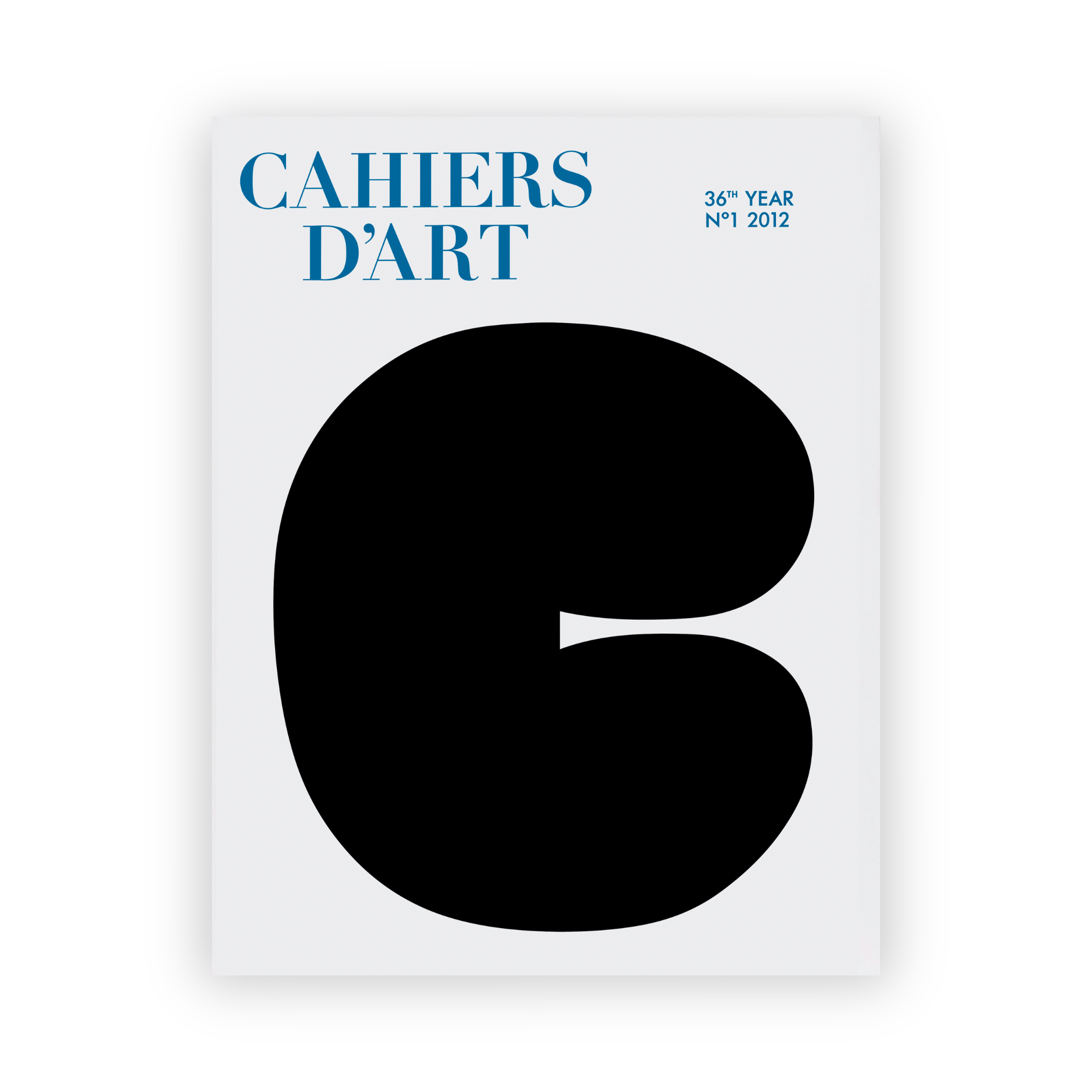 Revue Cahiers d'Art, 2012, n°1, Ellsworth Kelly, Standard Edition