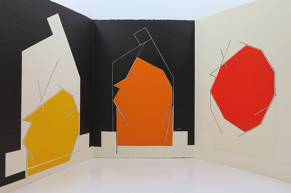 Pablo Palazuelo. "Derrière le miroir" number 184. Signed. Deluxe. image 2