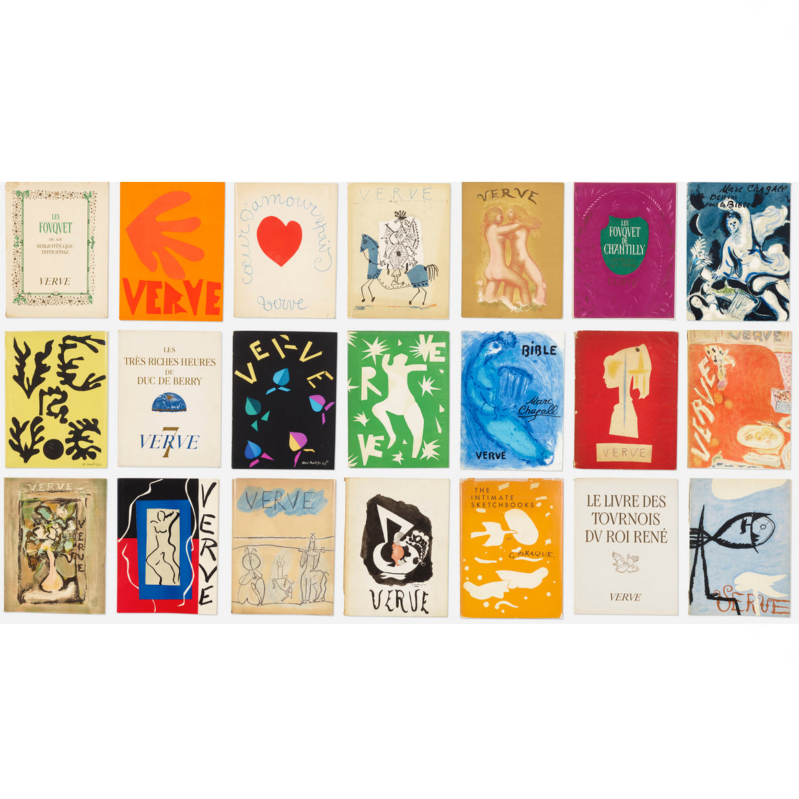 Revue Verve, Complete collection, 1937-1960, 26 volumes image 0