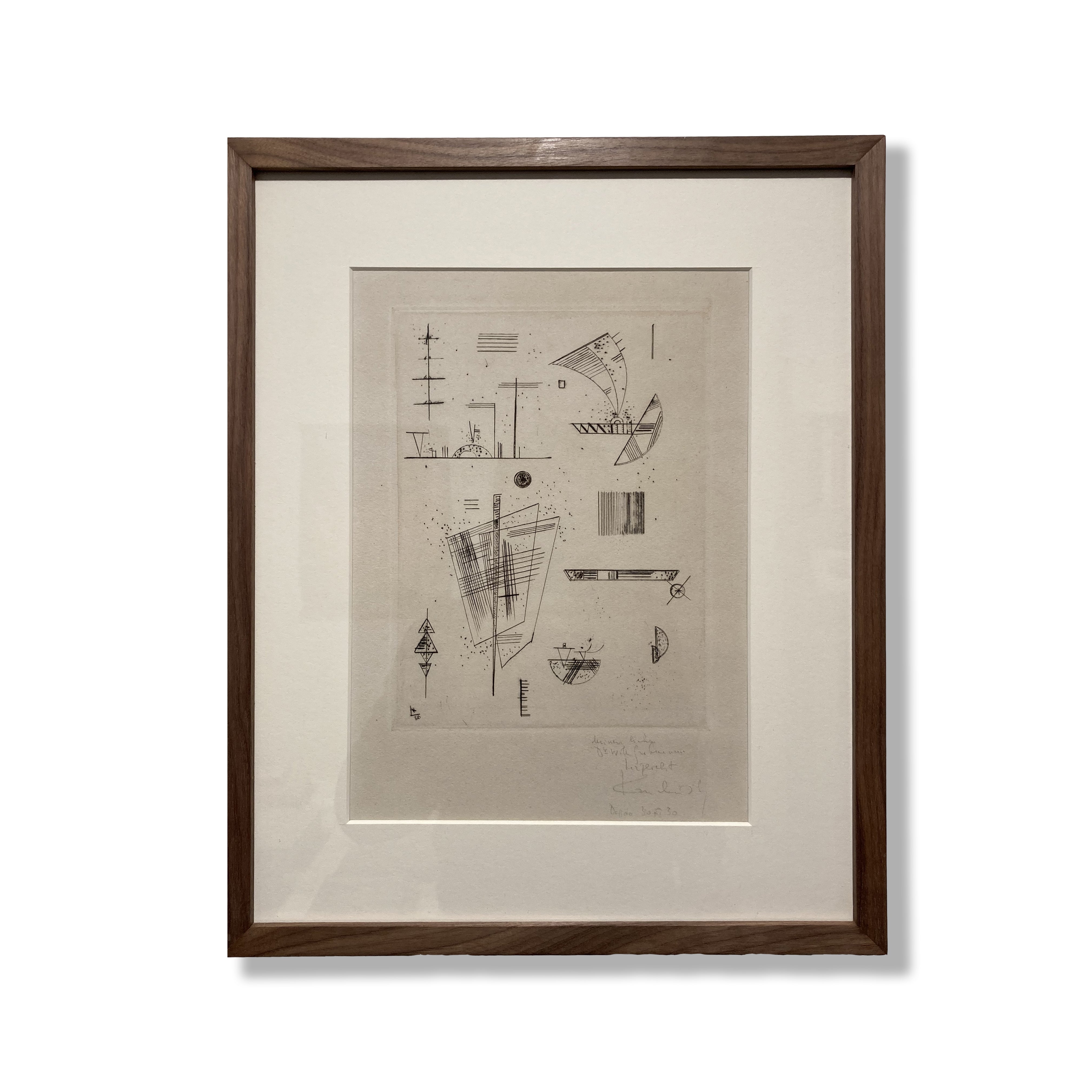 Kandinsky, Etching for Cahiers d'Art, Signed, 1930 image 0