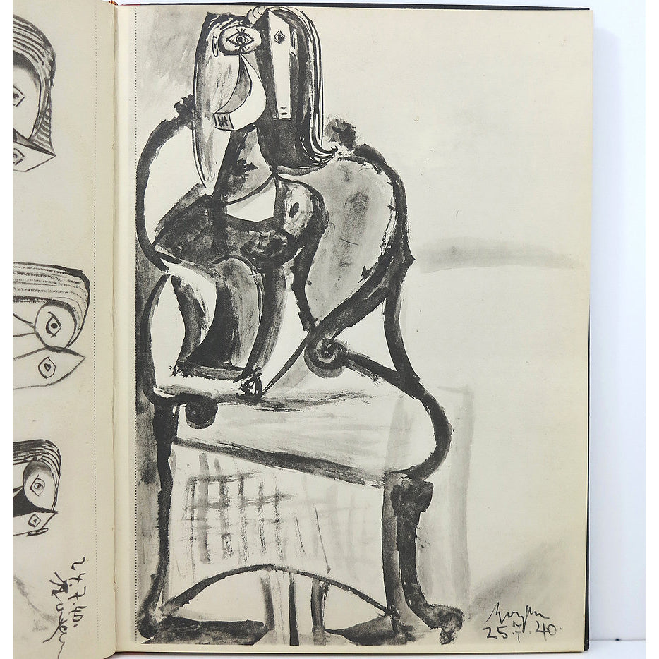 Pablo Picasso, Carnet de Dessins, Royan, 1948, Cahiers d'Art image 6