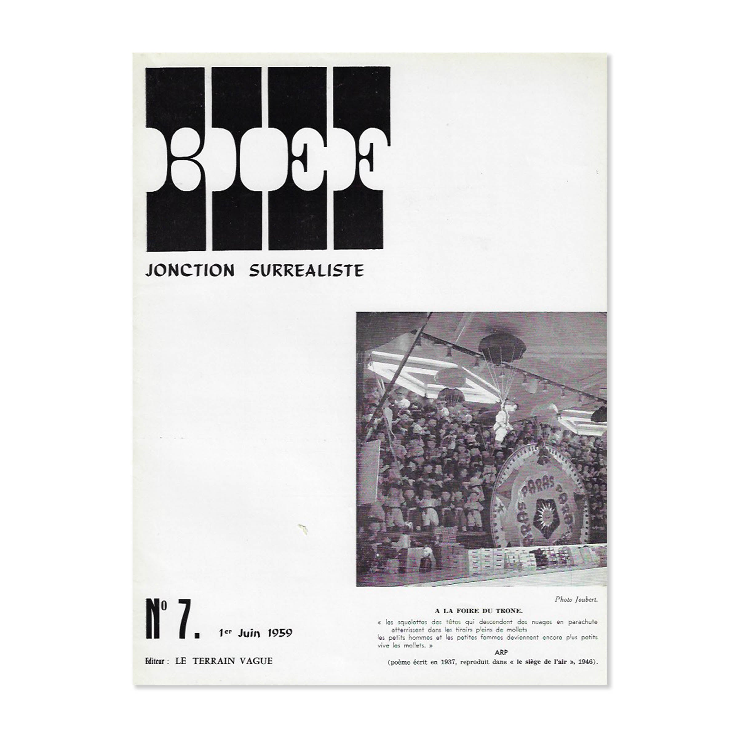 BIEF. Jonction surréaliste. 12 issues, 1958-1960 image 6