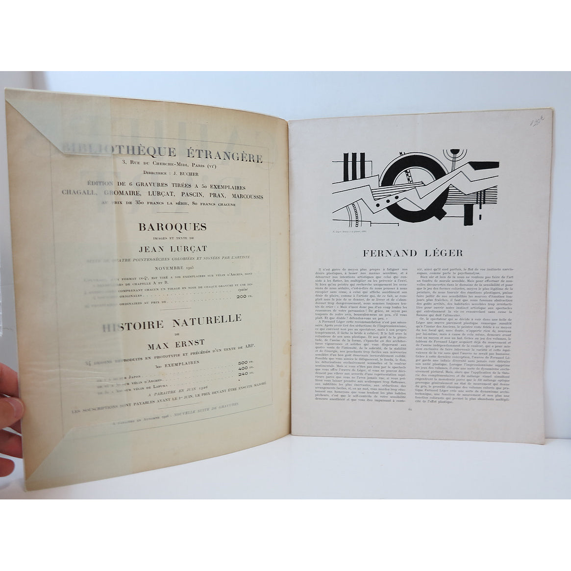 Revue Cahiers d'Art, 1926, n°4 image 2
