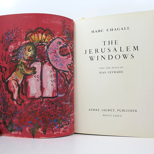 Marc Chagall. Jerusalem Windows. André Sauret, 1962 image 2