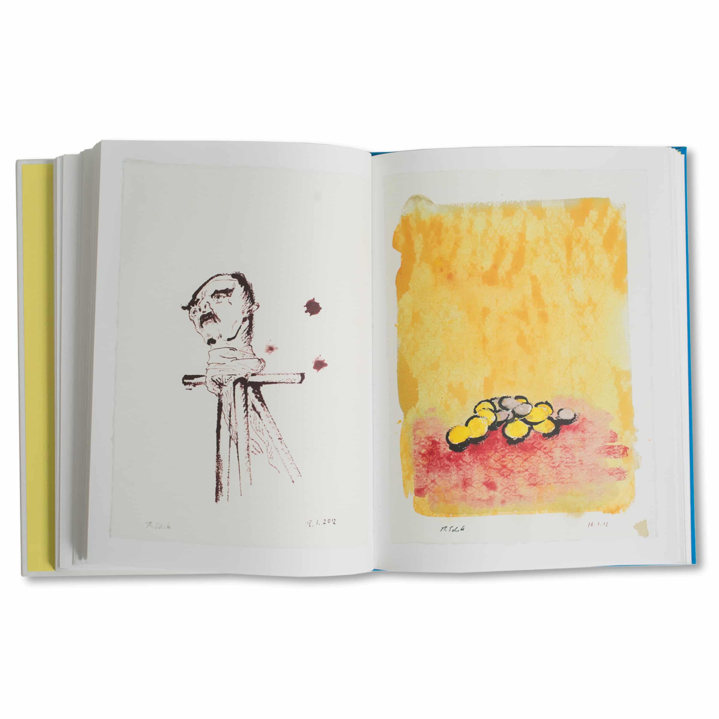 Thomas Schütte, Watercolors for Robert Walser and Donald Young, 2011-2012 image 2