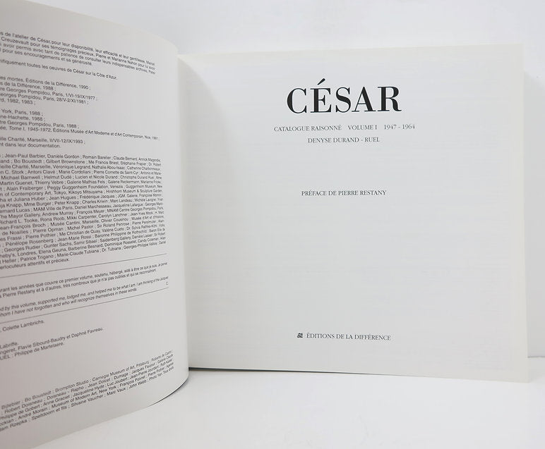César. Catalogue raisonné 1947-1964. Vol 1.is. image 1