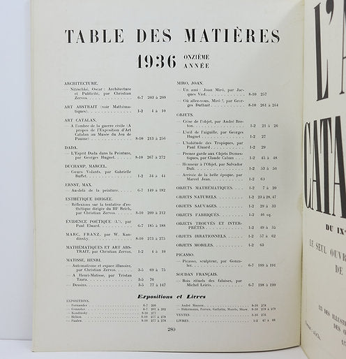 Revue Cahiers d'Art, 1936, n° 8-10 image 5