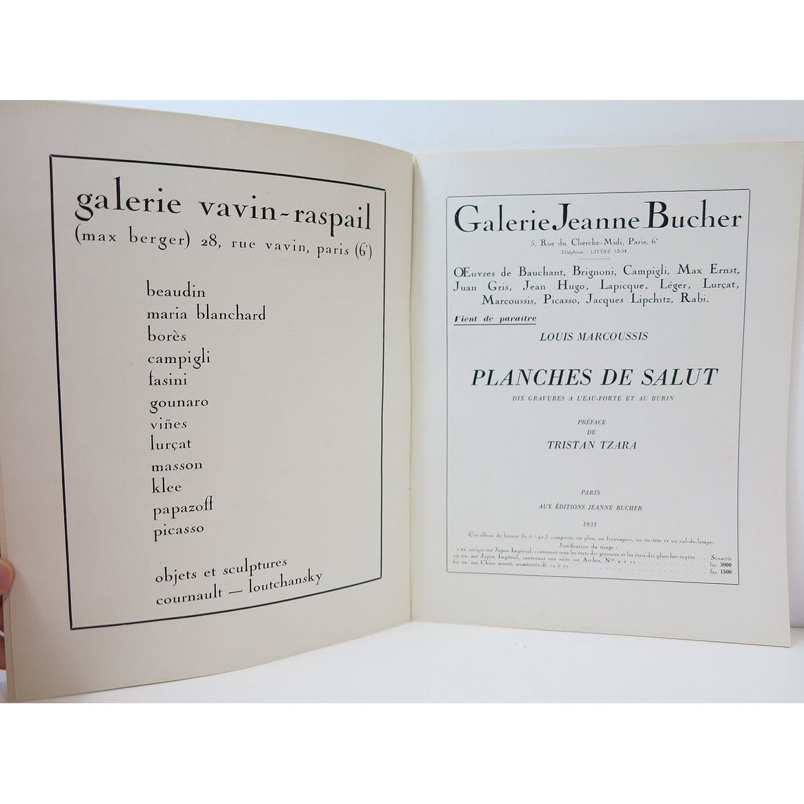 Revue Cahiers d'Art, 1931, n°3 image 2