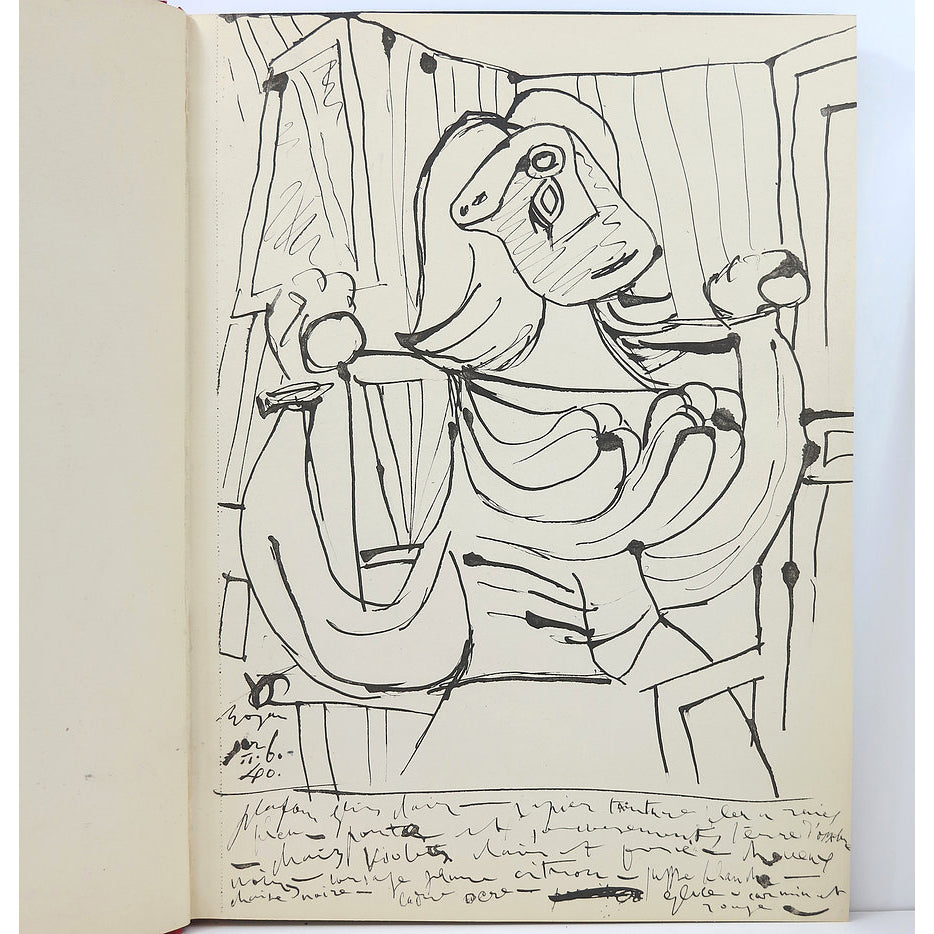 Pablo Picasso, Carnet de Dessins, Royan, 1948, Cahiers d'Art image 9