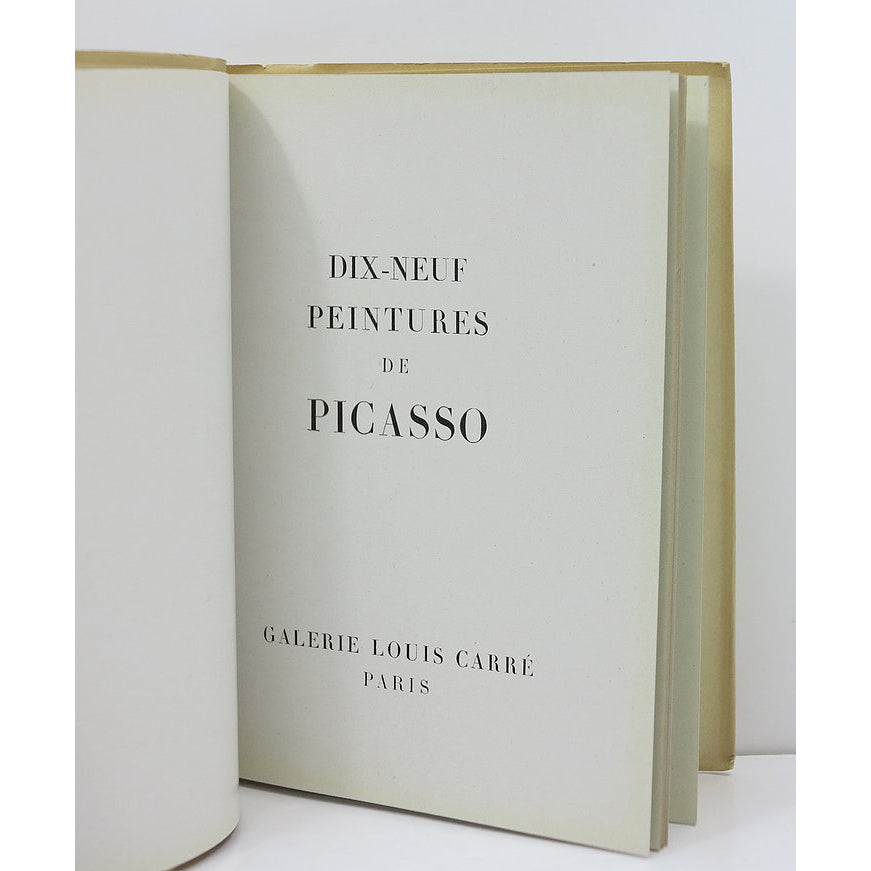 Picasso. Dix-neuf peintures de Picasso. Galerie Louis Carré. 1946. image 2