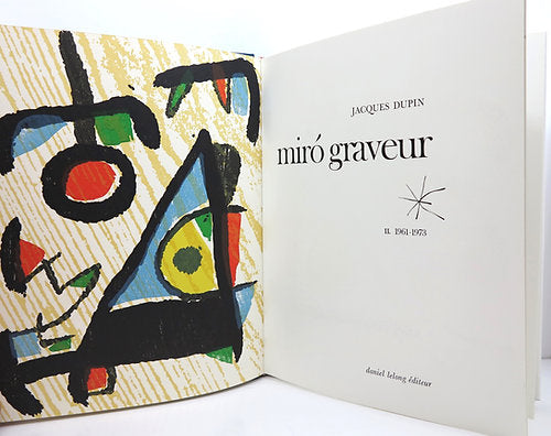 Miro Graveur II : catalogue raisonné des gravures (1961-1973) image 4