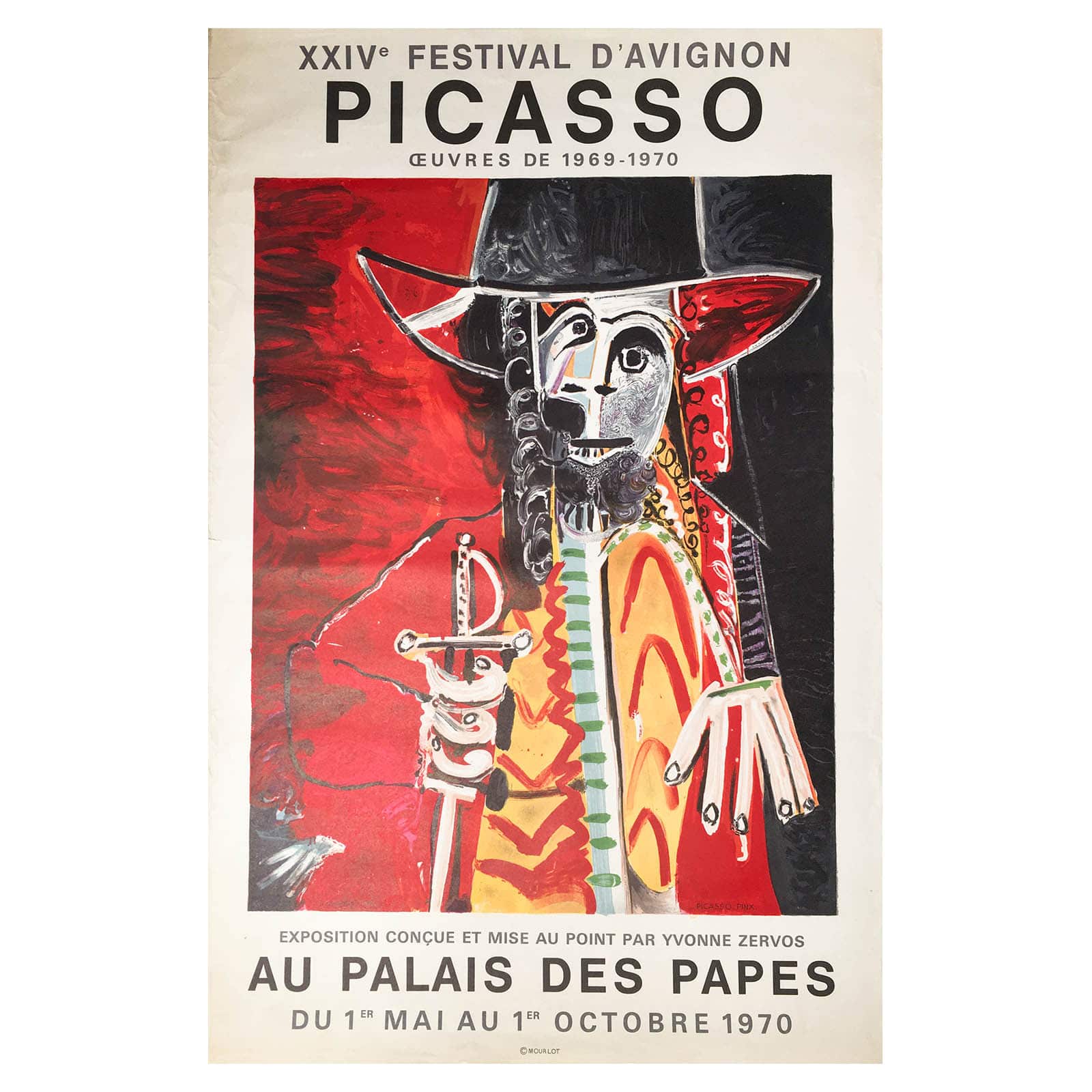 Works of Pablo Picasso, 1969-1970, Poster Palais des Papes image 0