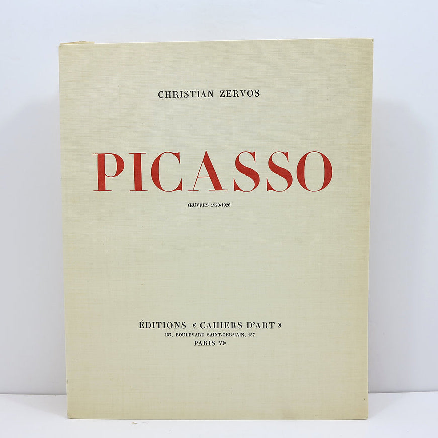 Picasso, by Christian Zervos, Cahiers d'Art, 1926, With two stencils image 1