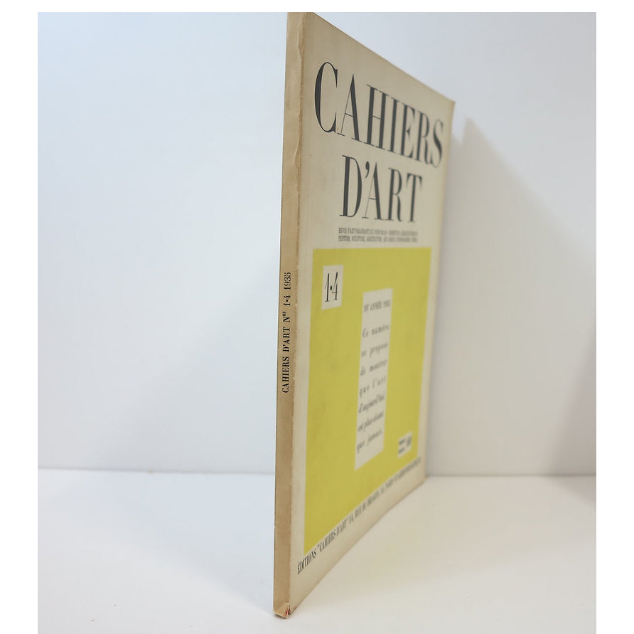 Revue Cahiers d'Art, 1935, n°1-4 image 2